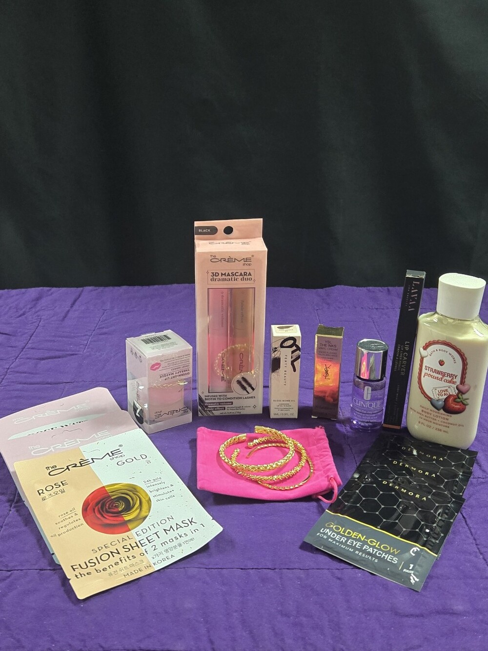 Beauty Bundle And Gold Bracelets
